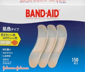 BAND-AID(バンドエイド) 救急絆創膏 肌色タイプ スタンダードサイズ 150枚