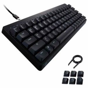 エレコム ゲーミングキーボード V-costom 有線 TK-VK200・210シリーズ (銀軸 スピードリニア, 65%サイズ, 単品)