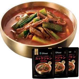 [OFood] 【ユッケジャン 500g セット】韓国 ユッケジャン 本場 韓国食品 韓国料理 時短 簡単調理 ピリ辛 じっくり煮込んだスープ 電子レ