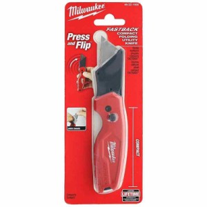 Milwaukee 48-22-1500 ファストバックコンパクト折りたたみユーティリティナイフ/プレスアンドフリップオープニング [並行輸入品]