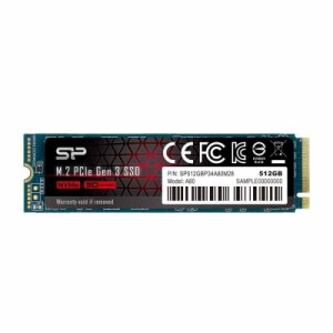 シリコンパワー SSD NVMe (512GB, PCIe3.0 高速)