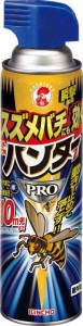 キンチョウ スズメバチにも効く ハチ・アブ用ハンターZ PRO 蜂駆除スプレー 510ml 10m噴射 (510ml×1)