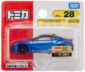 タカラトミー トミカ No.28 SUBARU BRZ (ブリスターパッケージ) ミニカー おもちゃ 3歳以上