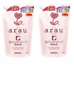 【まとめ買い】サラヤ arau. アラウ 泡ハンドソープ 詰替用 500ml × 2個