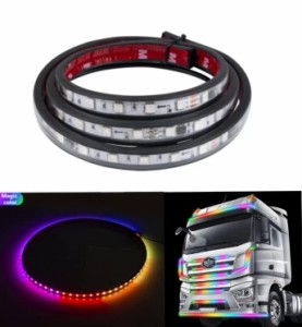 スーパーブライト 24V LED テープライト 車 流れる LEDテープ RGB シーケンシャルトラック 大型車 トレーラー バス LED テープ ライト 防