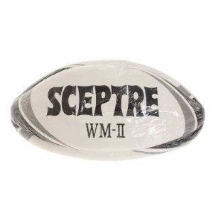 SCEPTRE(セプター) ラグビー ボール ワールドモデル WM-2 レースレス SP14B (ブラック×グレー)