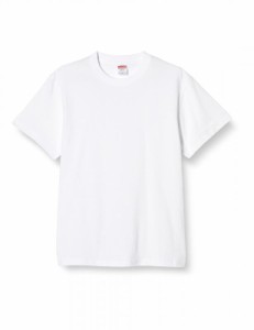 [ユナイテッドアスレ] 5.6オンス ハイクオリティー Tシャツ 500101[メンズ] (2XL, ホワイト)