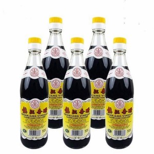 鎮江香酢、鎮江香醋５５０ml／5瓶【こうず 中国黒酢】中国産業務用 (北固山）