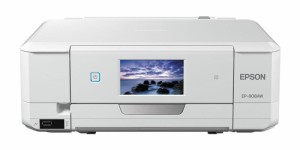 EPSON プリンター インクジェット複合機 Colorio EP-808A (ホワイト(白))