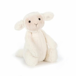 Jellycat Bashful Lamb ぬいぐるみ (ホワイト)