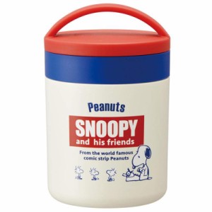 スケーター (skater) 保冷 保温 スープジャー 300ml スヌーピー レトロラベル PEANUTS LJFC3