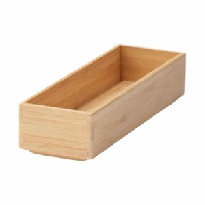 無印良品 重なる竹材整理ボックス 収納用品 (小)