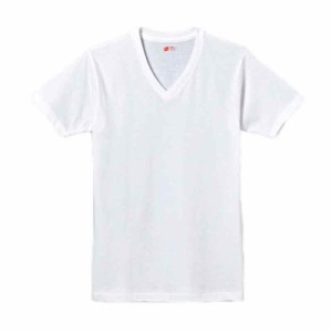 [ヘインズ] 半袖Tシャツ(3枚組) 綿100% 柔らかい肌触り Vネック 赤ラベル メンズ (XL, ホワイト(Vネック))
