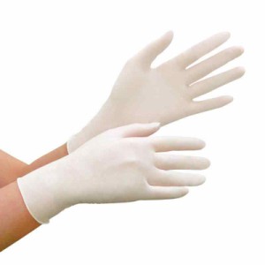 [ミドリ安全] ニトリル 手袋 作業用 ニトリルゴム フィット 伸縮 ベルテ781N 薄手 粉なし ホワイト (S)