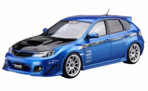 青島文化教材社(AOSHIMA) 1/24 ザ・チューンドカーシリーズ No.35 スバル ings GRB インプレッサ WRX STI 2007 プラモデル