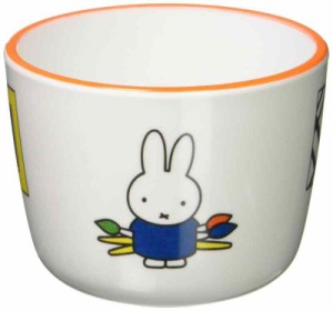 miffy(ミッフィー) スペースジョイ ミッフィーと美術館 湯呑 ホワイト 約直径7.6×高さ6cm CM-11AAG-R