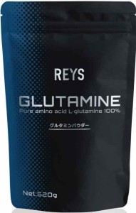 REYS レイズ グルタミン パウダー 520g 山澤礼明 監修【使用目安 約104回分】L-グルタミン 100%使用 アンフレーバー