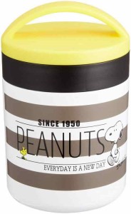 スケーター (skater) 保冷 保温 スープジャー 300ml スヌーピー モノクロ Peanuts LJFC3