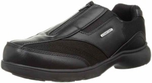 [コンフォートウォーカー] 紳士靴 カジュアル ウォーキング シューズ 幅広 4E ファスナー クッションインソール 脱ぎ履きしやすい 軽量 