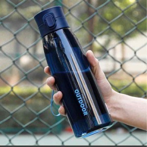 ボトル 水筒1000ml 、680ml 、470ml タイムマーカー付き Tritan ウォーターボトル 超軽量 漏れ防止 携帯便利 BPAフリー アウトドア スポ