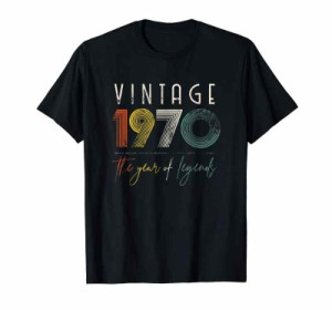 男性と女性のための50歳の誕生日プレゼントのヴィンテージ1970おかしい引用 Tシャツ