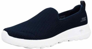 Skechers レディース Go Walk Joy ウォーキングシューズ (24.0 cm, ネイビー/ホワイト)