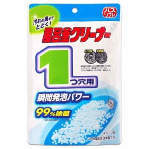 ライオンケミカル バスリフレ 風呂釜クリーナー 1つ穴用 粉タイプ 瞬間発泡 1回分 160ｇ