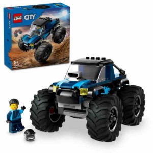 レゴ(LEGO) シティ 青いモンスタートラック おもちゃ 玩具 プレゼント ブロック 男の子 女の子 子供 4歳 5歳 6歳 7歳 車 ミニカー 60402