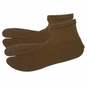 [NISHIORI] 紳士用 単衣足袋 25〜27cm 口ゴムタイプ 色足袋 日本製 着物用 和装靴下 (ブラウン)