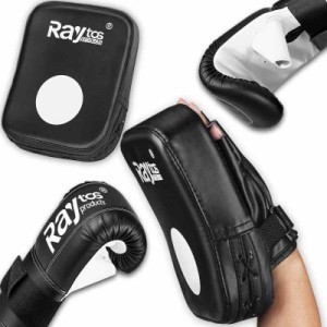 Raytos ボクシング グローブ ミット セット パンチングミット四角型 + パンチンググローブ 大人子供兼用 運動不足解消 格闘技 親子 空手 