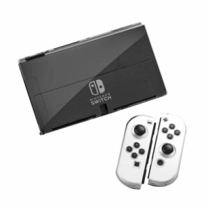 Ryo楽々生活館 Switch 有機EL 対応 保護 ケース Joy-Con カバー 分離式 3点セット スイッチ 有機ELモデル 専用 カバー 装着簡単 TPU ソフ