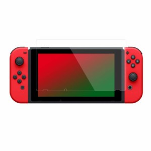 クロスフォレスト Nintendo Switch用 ガラスフィルム 液晶保護フィルム (グレア（光沢）)