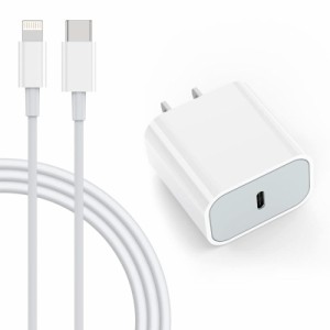 PD 充電器 20W USB C 急速充電器 1M Type C lightning iPhone【PSE認証済み/MFi】 アイフォン 充電器 タイプc 充電器 適合 iPhone各種機