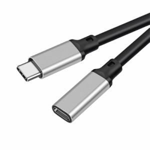 USB type C 延長ケーブル LpoieJun USB 3.1 Gen2(10Gbps) USB C タイプc 延長コード 高速データ転送 PVC素材 5A PD急速充電 アンドロイド