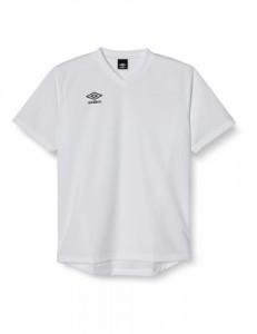 [アンブロ] サッカー ベーシックセカンダリー半袖シャツ UBS7637 [メンズ] (L, WHT(UAS6307))