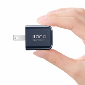 llano 30W PD充電器 (GaN II搭載/超小型急速充電器/USB-C充電器)【PD3.0対応/QC3.0対応/PPS規格対応/PSE技術基準適合】MacBook/iPhone13/