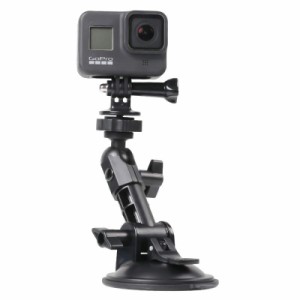 SUREWO 吸盤カメラ車載マウント 三脚アダプター付き GoPro用 (ブラック)