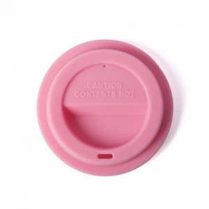 シリコン リッド 選べる5色 タンブラー マグカップ フタ 蓋 ふた シリコン製 (ピンク)