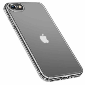 NIMASO ケース iPhone SE3 / SE 2 用 iPhone8 / 7 用 ケース バンパー PC背面 衝撃吸収 傷つけ防止 マット タイプ 半透明 (iPhone SE 第3