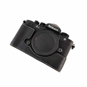 Koowl 対応 Nikon ニコン Zf Z f カメラ バッグ カメラ ケース 、Koowl手作りトップクラスのPUレザーカメラハーフケース、一眼カメラケー