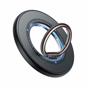 SODI スマホリング Magsafe対応 360度回転 バンカーリング 角度調節可能 両面マグネット スマホスタンド機能 超強磁力 落下防止 リングホ