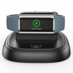 LVFAN Fitbit Charge 5/Luxe用 充電スタンド 充電器 (ブラック)