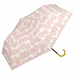 Wpc. 日傘 折りたたみ傘 遮光パターンズプリント ミニ フルーツピンク《遮光率100%・UVカット率100％・UPF50＋・晴雨兼用》 55cm レディ
