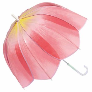 Wpc. [ビニール傘]チューリップアンブレラ 61cm レディース 長傘 (ピンク)
