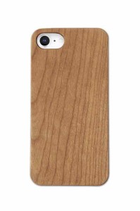 [Pretimo] iPhone ケース 天然木 木製 ウッド 桜の木 ワイヤレス充電対応 (iPhone 7/8/SE2/SE3, 桜の木)