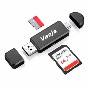 Vanja SDカードリーダー、SD/TFカードリーダー (USB A / Micro USB)