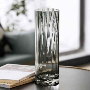 ガラスの花瓶 透明 大 花器 シリンダー 円柱 フラワーベース ガラスベース ガラスボトル アレンジ インテリア 水栽培 生け花 造花 おしゃ