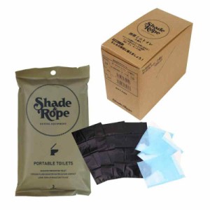 Shade & Rope 携帯ミニトイレ 3回分 日本製 携帯トイレ ポータブルトイレ 車 災害用 登山 (1個（３回分）×10セット)