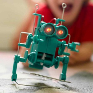 ［4M］へんてこロボット ロボット工学 おもちゃ 自由研究 実験セット 工作キット 組み立て 電動 ロボット LED モーター 教育 学習 知育 