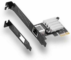 Side3 2.5Gbps LANカード ネットワークカード Realtek RTL8125B チップセット PCIe 接続 RJ45 NIC